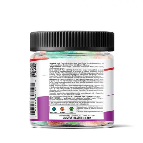 Chill Plus Delta-8 Extreme Fruity Mix Gummies - 1250X - Thumbnail 4