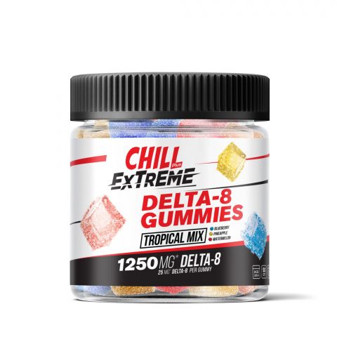 Chill Plus Delta-8 Extreme Tropical Mix Gummies - 1250X - Thumbnail 2