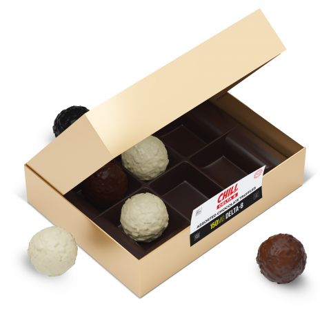 Chill Plus Delta-8 - Assorted Chocolate Truffles - 150mg - 1