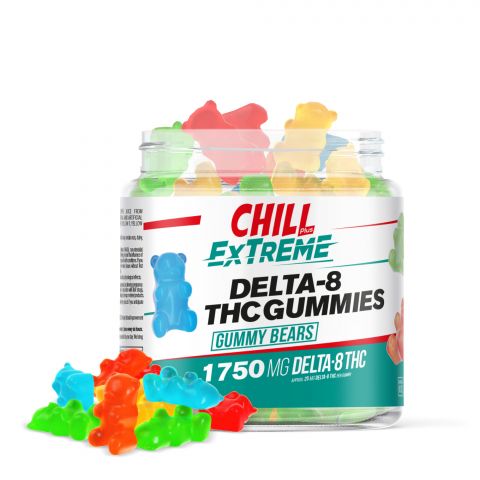 Chill Plus Extreme Delta-8 THC Gummies - Gummy Bears - 1750MG - 1
