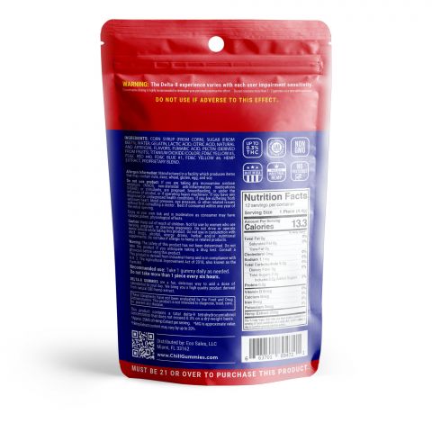 Chill Plus Extreme Delta-8 THC Gummies Pouch - Sour Worms - 300MG - Thumbnail 4