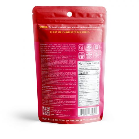 Chill Plus Extreme Delta-8 THC Gummies Pouch - Watermelon Rings - 300MG - Thumbnail 4