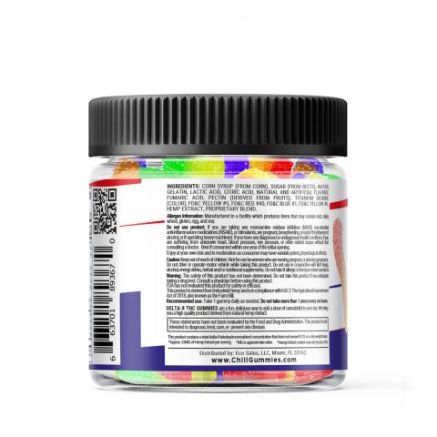 Chill Plus Extreme Delta-8 THC Gummies - Sour Worms - 1000MG - Thumbnail 3