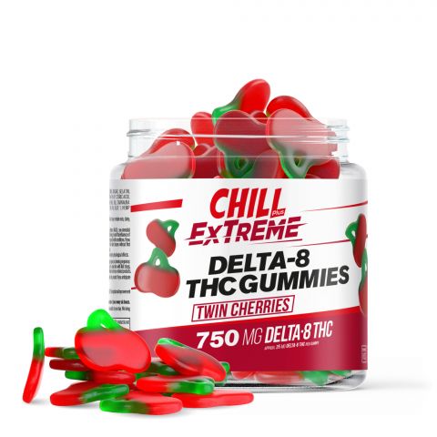 Chill Plus Extreme Delta-8 THC Gummies - Twin Cherries - 750MG - 1