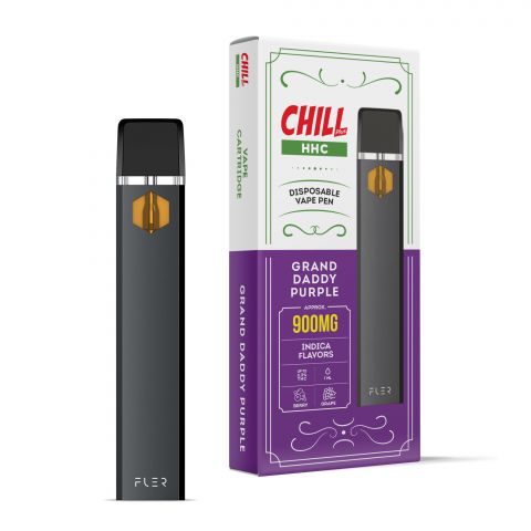 Chill Plus HHC THC Disposable Vape Pen - Grand Daddy Purple - 900MG - 1