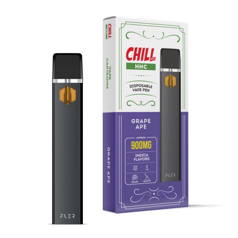 Chill Plus HHC THC Disposable Vape Pen - Grape Ape - 900MG - 1