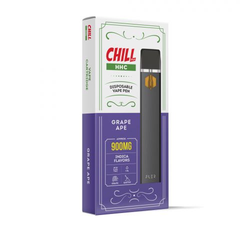 Chill Plus HHC THC Disposable Vape Pen - Grape Ape - 900MG - 2