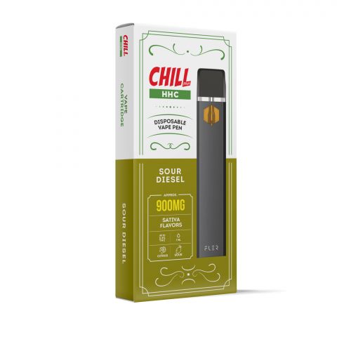 Chill Plus HHC THC Disposable Vape Pen - Sour Diesel - 900MG - Thumbnail 2