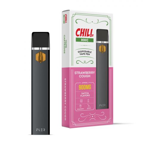 Chill Plus HHC THC Disposable Vape Pen - Strawberry Cough - 900MG - Thumbnail 1