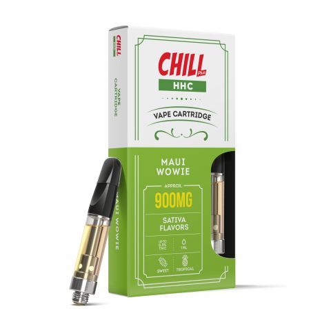 Chill Plus HHC THC Vape Cartridge - Maui Wowie - 900MG - Thumbnail 1