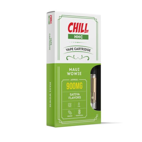 Chill Plus HHC THC Vape Cartridge - Maui Wowie - 900MG - 2