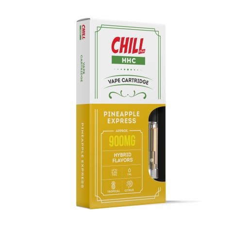 Chill Plus HHC THC Vape Cartridge - Pineapple Express - 900MG - Thumbnail 2