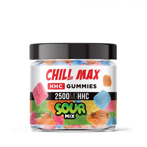 Chill Plus Max HHC THC Gummies - Sour Mix - 2500MG - Thumbnail 2