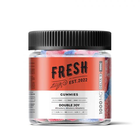 Double Joy Gummies - Delta 9  - 1000mg - Fresh - Thumbnail 2