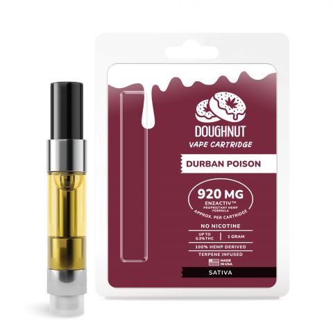 Durban Poison Cartridge - CBD & Enzactiv - Doughnut - 920mg - Thumbnail 1