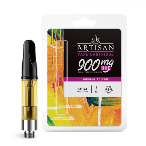Durban Poison Cartridge - HHC THC - Artisan - 900mg - Thumbnail 1