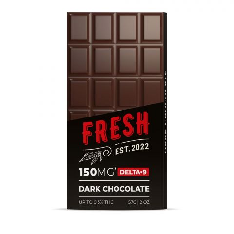 Delta 9 THC Dark Chocolate Bar - 150mg - Fresh - Thumbnail 2