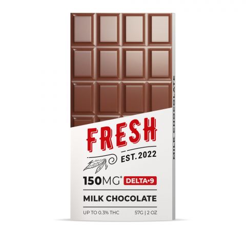 Delta 9 THC Milk Chocolate Bar - 150mg - Fresh - Thumbnail 2