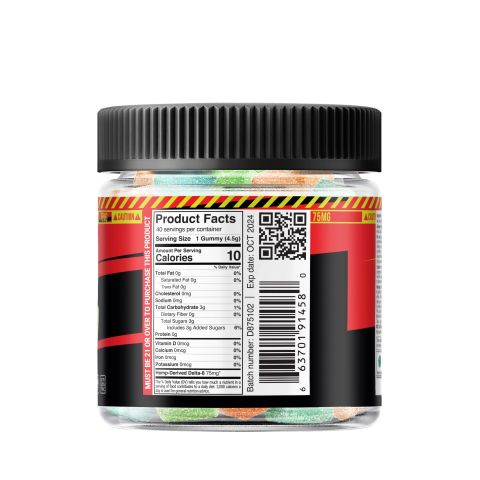 Fruity Blend Gummies - Delta 8 - 3000MG - Chill Extreme Plus  - Thumbnail 3