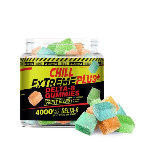 Delta 8 THC Gummies - 100mg - Fruity Blend - Chill Extreme - 1