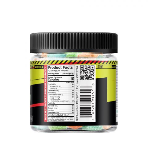 Fruity Blend Gummies - Delta 8 - 4000MG - Chill Extreme Plus - Thumbnail 3
