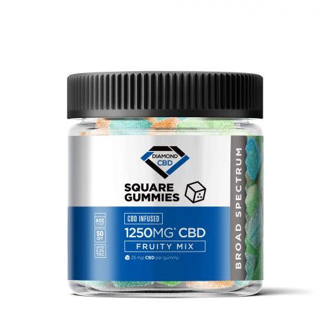 Fruity Mix Gummies - Broad Spectrum CBD  - 1250mg - Diamond CBD - Thumbnail 2