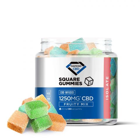 Fruity Mix Gummies - CBD Isolate  - 1250mg - Diamond CBD - Thumbnail 1