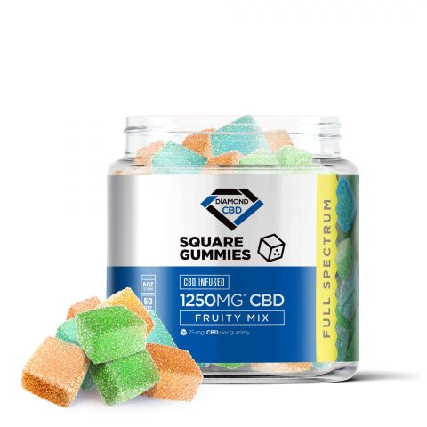 Fruity Mix Gummies - Full Spectrum CBD  - 1250mg - Diamond CBD - 1
