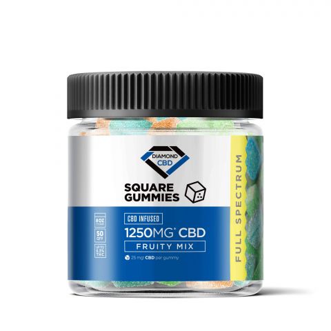 Fruity Mix Gummies - Full Spectrum CBD  - 1250mg - Diamond CBD - Thumbnail 2