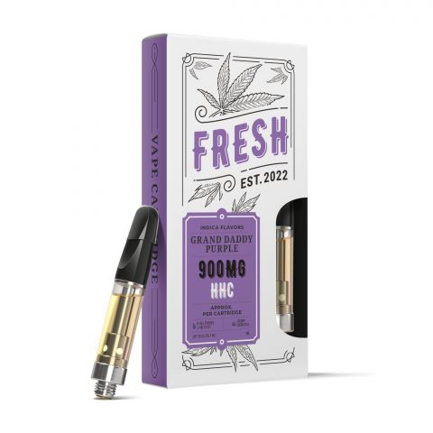 Grand Daddy Purple Vape Cart - HHC - Fresh Brand - 900MG - Thumbnail 1