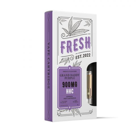 Grand Daddy Purple Vape Cart - HHC - Fresh Brand - 900MG - Thumbnail 2