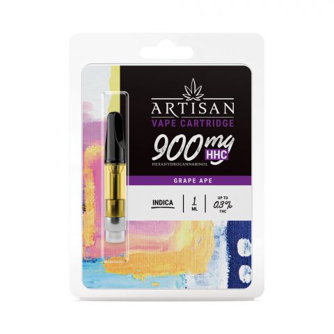 Grape Ape Cartridge - HHC THC - Artisan - 900mg - Thumbnail 2