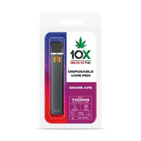 Grape Ape Disposable - Delta 10 THC - 10X - 700 MG - Thumbnail 2