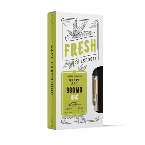 Grape Ape Vape Cart - HHC - Fresh Brand - 900MG - Thumbnail 2