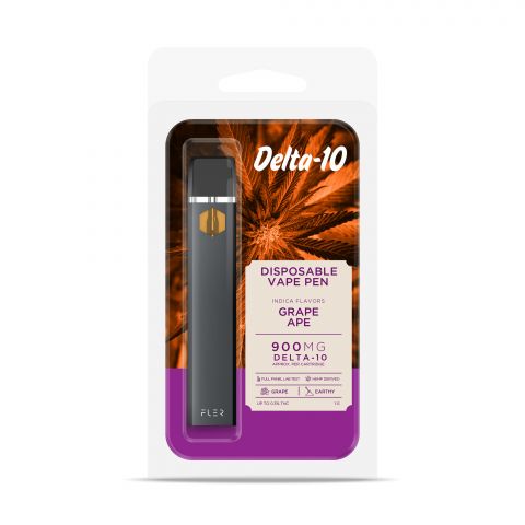 Grape Ape Vape Pen - Delta 10  - Disposable - 900mg - Buzz - Thumbnail