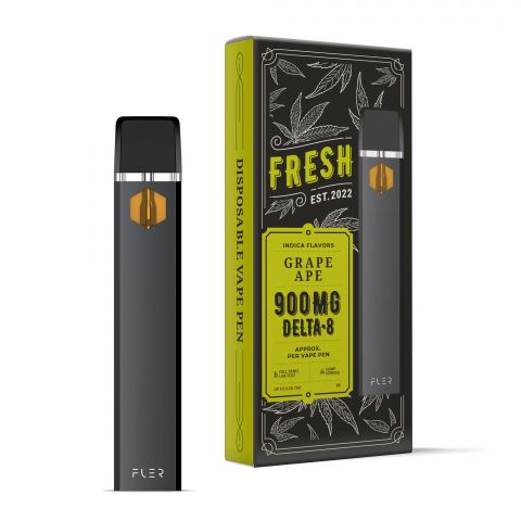 Grape Ape Vape Pen - Delta 8 THC - Fresh Brand - 900MG - 1