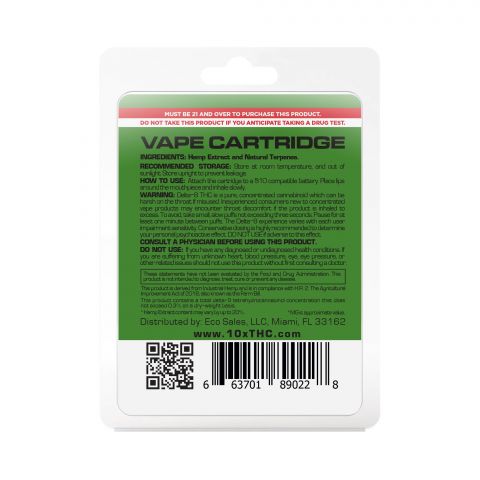 Green Crack Cart - Delta 8 THC - 10X - 900mg - Thumbnail 4
