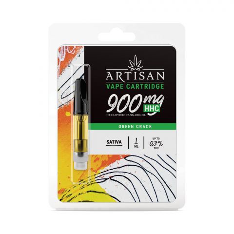 Green Crack Cartridge - HHC THC - Artisan - 900mg - 2