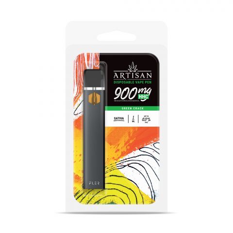 Green Crack HHC THC Vape Pen - Disposable - Artisan - 900mg - 2