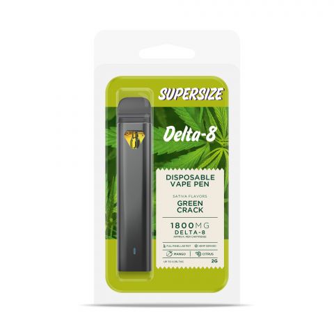 Green Crack Vape Pen - Delta 8  - Disposable - 1800mg - Buzz