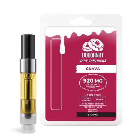 Guava Cartridge - CBD & Enzactiv - Doughnut - 920mg - 1