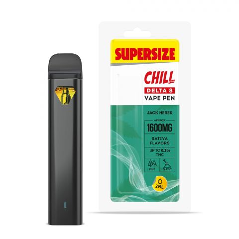 Jack Herer Disposable Vape Pen - Delta 8 THC - Chill Plus - 1600mg - 1