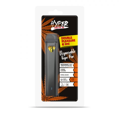King Louie THC Vape - Delta 10 - Disposable - Hyper - 1600mg - Thumbnail 2