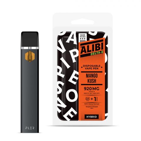 Mango Kush Delta 8 THC Vape Pen - Alibi - 920mg - Thumbnail 1