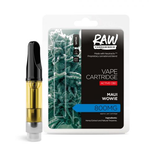 Maui Wowie Cartridge - Active CBD - Cartridge - RAW - 800mg - Thumbnail 1