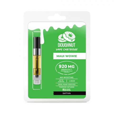 Maui Wowie Cartridge - CBD & Enzactiv - Doughnut - 920mg - Thumbnail 2