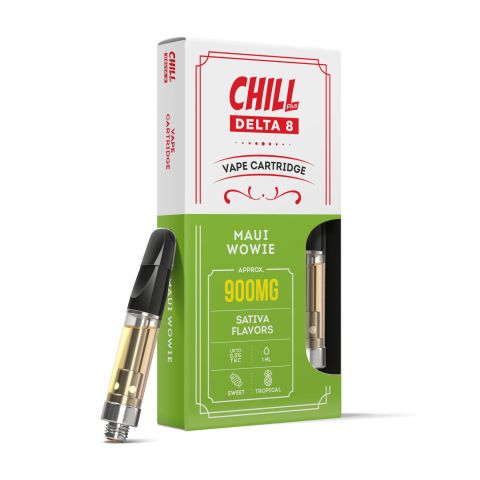 Maui Wowie Cartridge - Delta 8 THC - Chill Plus - 900mg (1ml) - Thumbnail 1