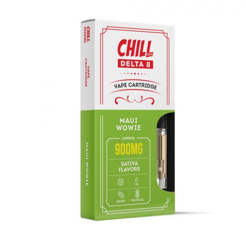 Maui Wowie Cartridge - Delta 8 THC - Chill Plus - 900mg (1ml) - Thumbnail 2