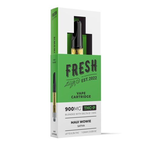 THCP, D8, HHC Vape Cart - 900mg - Maui Wowie - Sativa - 1ml - Fresh - Thumbnail 2