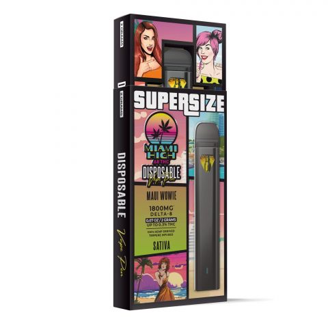 Maui Wowie Delta-8 THC Vape Pen - Disposable - Miami High - 1800MG - Thumbnail 3